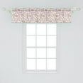 thumbnail image 2 of Ambesonne Garden Valance Pack of 2, Pastel Spring Nature, 54"X12", Multicolor, 2 of 4