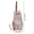 thumbnail image 3 of Cat Shape Paper Towel Holder Super Cute Cat Themed for Decorate Your Workspace, Cat Design Paper Towel Holder Stand for Kitchen Toilet Modern Countertop, 3 of 5