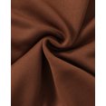 thumbnail image 6 of Yaoqi 5T Little Girl Outfit Set 6T Child Girls Clothes Long Sleeves Bowknot Sweatshirt Top Flared Denim Pants 2pcs Clothing Brown, 6 of 6