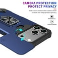 thumbnail image 4 of Allytechgroup Rugged Case for iPhone 17 Pro Max, Sliding Camera Lens Protector [Cards Slot] Kickstand Shockproof Bumper Compatible with Car Mount Magnetic Back Cover for Women Men, Navyblue, 4 of 7
