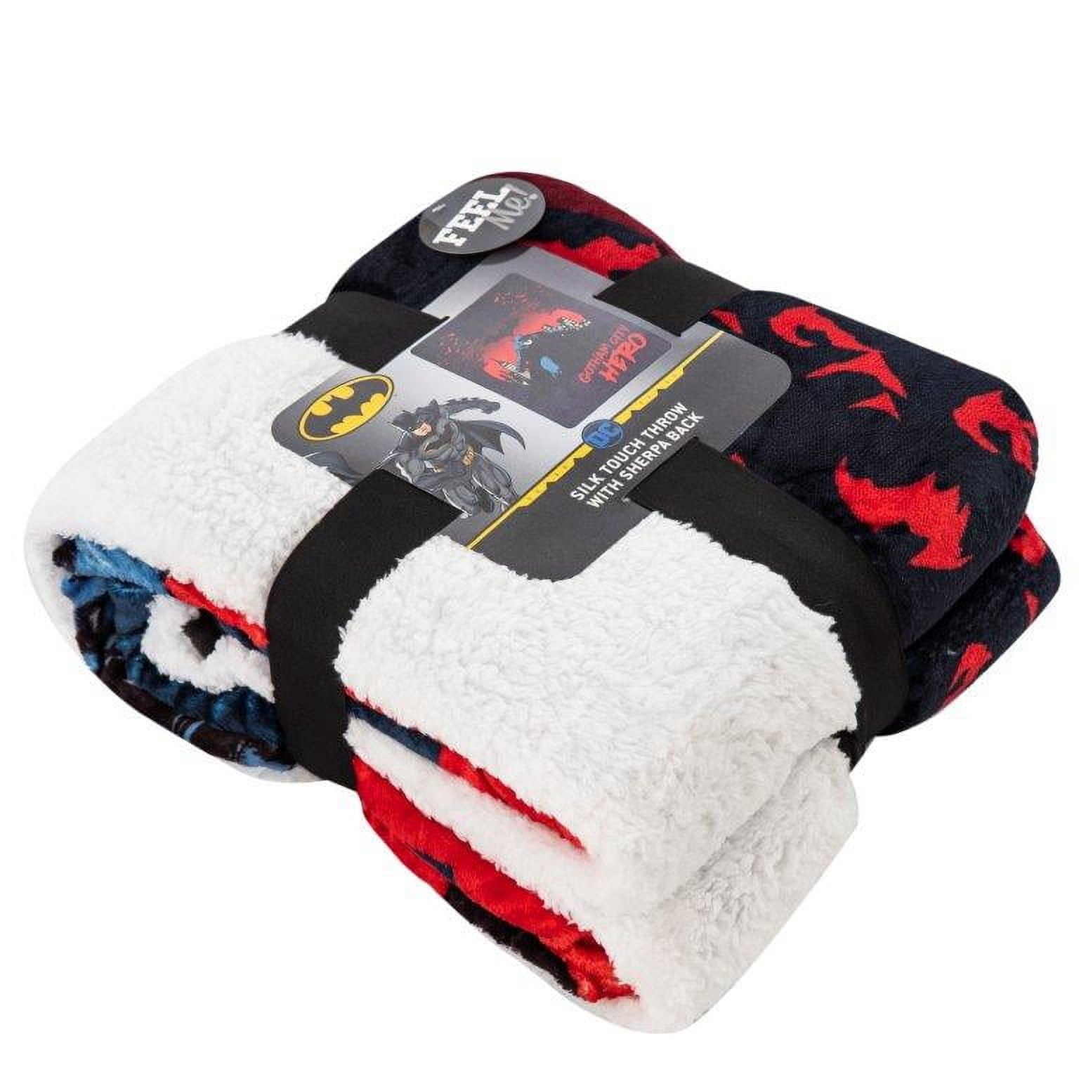 Batman Game Of Thronesham City Hero Silk Touch Sherpa Twin Size, 60 x 80 inches