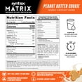 thumbnail image 4 of Syntrax Matrix Peanut Butter Cookie Sustained‑Release Protein Powder Blend 5 lb with Real Cookie Pieces, 4 of 6