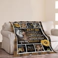 thumbnail image 5 of Horse Blanket Horse Throw Blanket Gifts for Boys Son from Mom Dad Comfort Cozy Warm Flannel Blanket for Couch Sofa Bed 60"x80", 5 of 6