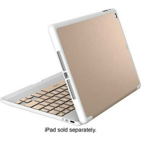 ZAGG Folio Case Hinged Keyboard for iPad Air, Rose Gold (Best Keyboard Case For Ipad Air Review)