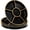 Black & Gold, variant on 6 Sectional Round Plastic Serving Tray/Platter (2, White)