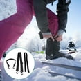 thumbnail image 4 of KONTONTY 3 Pcs Snowboard Boot Strap Nylon Black Secure Boots Outdoor Activities, 4 of 8