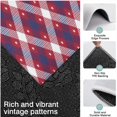 thumbnail image 3 of Red and Blue Star Argyle Pattern Kitchen Rugs Sets Of 3,Kitchen Runner Rugs Non Skid Washable,Decorative Kitchen Floor Mats for Kitchen,Sink,Laundry,17"x30"+ 17"x47" + 17"x59", 3 of 6
