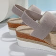 thumbnail image 6 of Women's  Shoes Comfortable Open Toe Elastic Ankle Strap Casual Sandal For Summer Shoes, 6 of 15