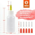 thumbnail image 3 of Botellas aplicadoras de pegamento FJNATINH de 30 ml con punta de aguja, paquete de 5, 3 of 9