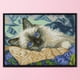 thumbnail image 5 of Kit Manualidades Arte Pared Cgtredaw DIY Con Ojos Azules Impresos Punto Cruz 14 Quilates DA126, 5 of 8