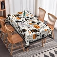 thumbnail image 3 of Tchckioa Tablecloth for Restaurant,Halloween 60x102 Inch Stain Resistant Rectangle Table Cover, 3 of 6