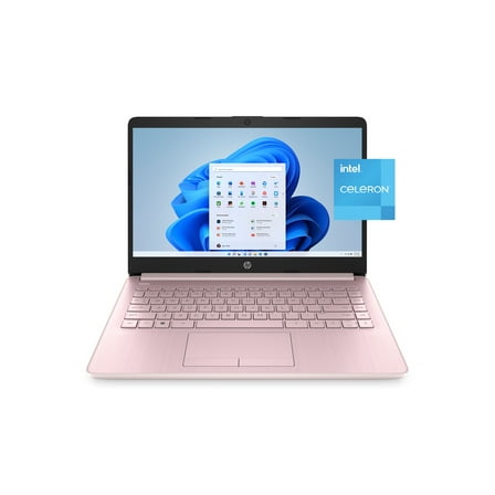 Pre-Owned HP 14-cf2112wm Stream 14" HD Celeron N4020 1.1GHz Intel UHD Graphics 600 4GB RAM 64GB SSD Win 11 Home Rose Pink