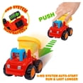 thumbnail image 4 of DISEN Friction Powered Cars Push and Go Toys Car Construction Vehicles Toddler, Toys for 1 2 3 Year Old Boy Toys Gifts, 4 of 7