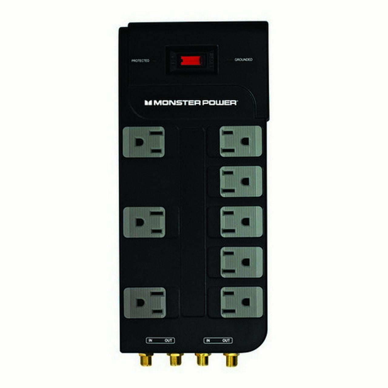 Monster Tv Surge Protection Outlet Strip