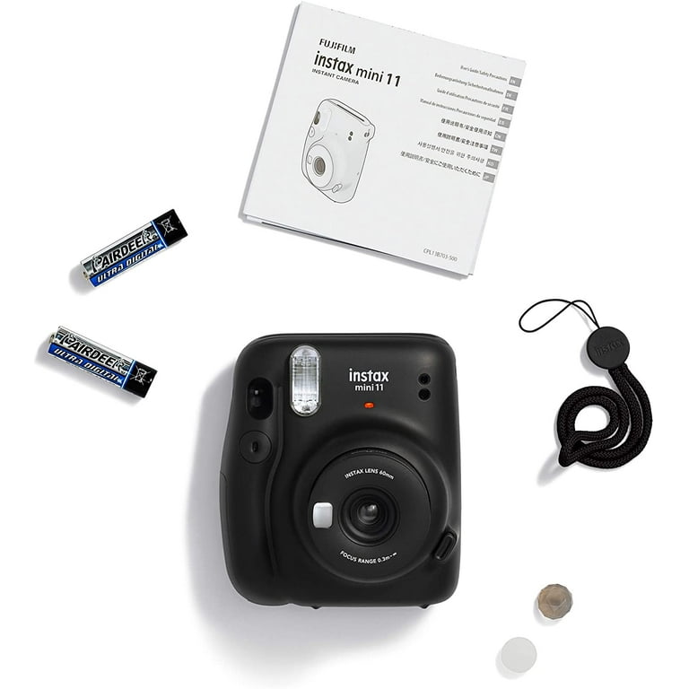 Fujifilm Instax Mini 11 Instant Film Camera, Charcoal Gray +