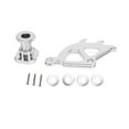 thumbnail image 1 of Triple Hook Clutch Quadrant Firewall Adjuster Kit Aluminium Silver Replacement for Mustang 1996‑2004, 1 of 9