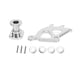 thumbnail image 2 of Ajuste De Cuadrante De Embrague, Kit De Ajuste De Cortafuegos Antidesgaste De Aluminio A Prueba De Herrumbre Anodizado Para Reemplazo De Automóvil Para Mustang 1996-2004 ANGGREK Triple Hook Quadrant, 2 of 8