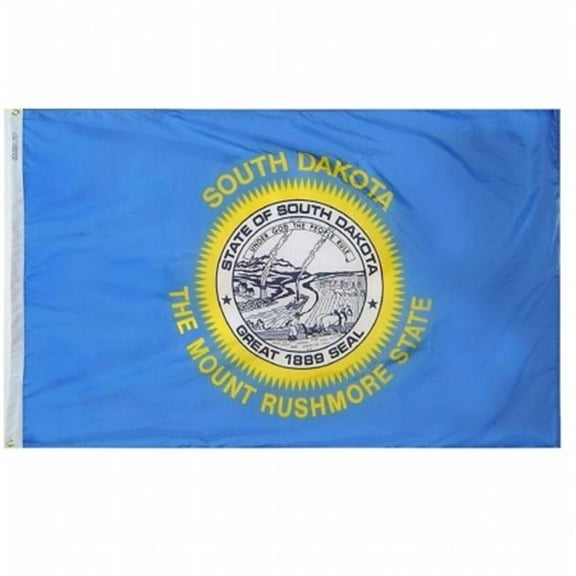 Annin Flagmakers 144960 3 ft. x 5 ft. Nyl-Glo South Dakota Flag