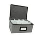thumbnail image 5 of Caja organizadora de vino, capacidad para 12 copas, con para etiquetas y separadores. Organizador de vasos para bar o armario., 5 of 9