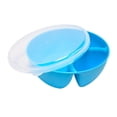 thumbnail image 2 of Yourzone 18oz Divided Bowl Blue, 2 of 7