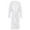 White, variant on Men's Winter Plush Lengthened Shawl Bathrobe Home Clothes Hooded Long Sleeved Robe Coat Loungewear