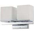 thumbnail image 2 of Nuvo 60-4082 - Bento - 2 Light Vanity Fixture w/ Satin White Glass, 2 of 2