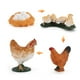 thumbnail image 5 of 4 de pollo realistas de pollo de juguete modelo para herramientas de aprendizaje y - Yotijar Muebles para el hogar, 5 of 7