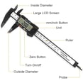thumbnail image 4 of Calibrador digital, calibrador de 0-6 pulgadas con pantalla LCD grande, función de apagado automático, herramienta de medición de conversión de pulgadas y milímetros, perfecto para el hogar, 4 of 5