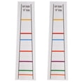 thumbnail image 2 of 4/4 Violin Fretboard Sticker Fingerboard Marker Fiddle Learn Note Chart Tape 2Pcs, 2 of 8