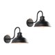 thumbnail image 1 of Candelabros de pared para exteriores LPRZSG, paquete de 2, negros, impermeables, 1 of 7