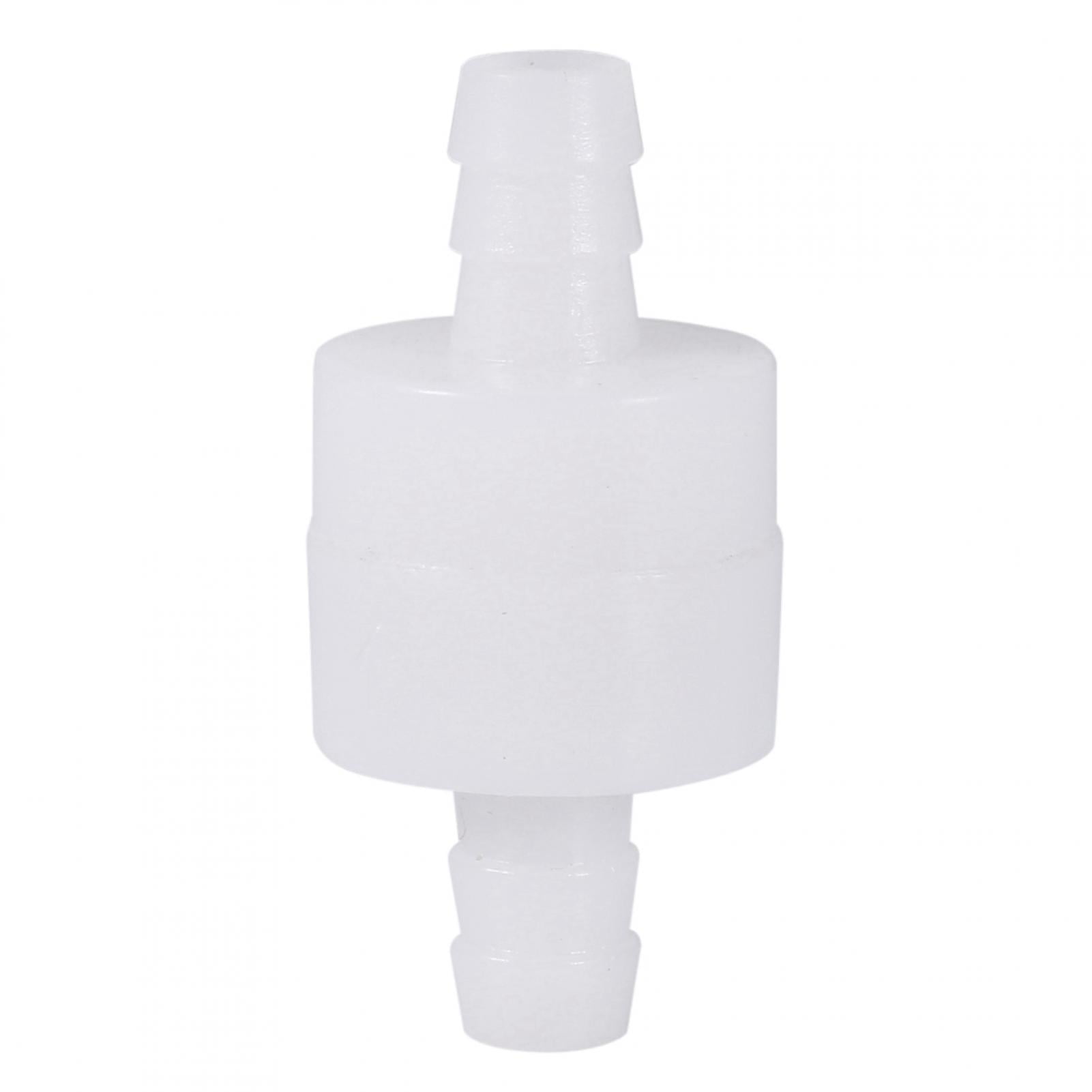 8mm Inline Check Valve for Petrol White Oils Water Plastic 0.015Mpa 8mm Inline Check Valve