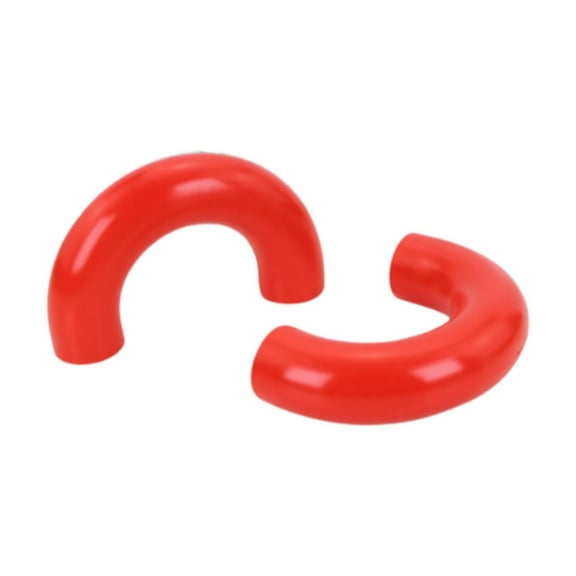 lacooooppia 2Pcs Tow Hooks Covers Tow Hook Sleeve Car Accessories Silicone Covers for Outer Banks Direct Replace Red Easy to Install