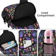 thumbnail image 3 of Cottagecore Mushroom Sling Backpack, Trippy Fairy Tale Fungi Crossbody Bag with Boho Botanical Pattern and Psychedelic Forest Aesthetic, 3 of 6