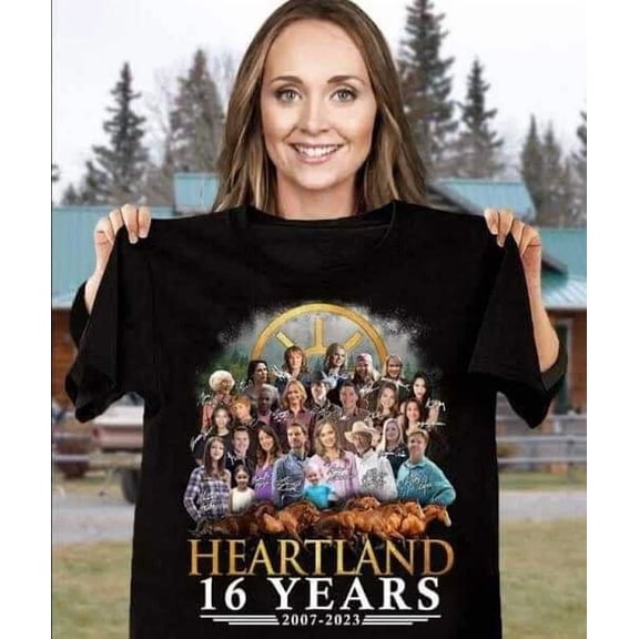 Heartland 16 Years 2007-2023 T-Shirt, Heartland Anniveresary T-shirt Gift Fan | eBay