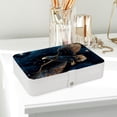 thumbnail image 6 of Animal Elegant Jewelry Box Organizer with Removable Compartment and Earring Holder - Portable PU Leather Storage Case, 6 of 6