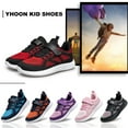 thumbnail image 5 of vibdiv Boys Girls Shoes Athletic Breathable Sports Running Walking Sneakers for Kids Red Little Kid Size 1, 5 of 5