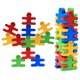 thumbnail image 1 of Bloques de construcción de madera de color Juego de entrenamiento de pensamiento equilibrado Juguetes educativos de madera // kaili Sencillez, 1 of 4