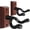 Carbonized Red, variant on Guitar Wall Mount 2 Pack, Black Walnut Wood Guitar Hanger, U-Shaped Guitar Wall Hanger Mount, Guitar Holder Hook Stand Wall for Acoustic, Electric Guitar, Banjo, Bass, for Guitar Player Men Boy