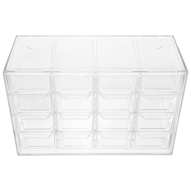 Greenadscape De Plástico Transparente Con Compartimentos Para Almacenamiento Y Organización De