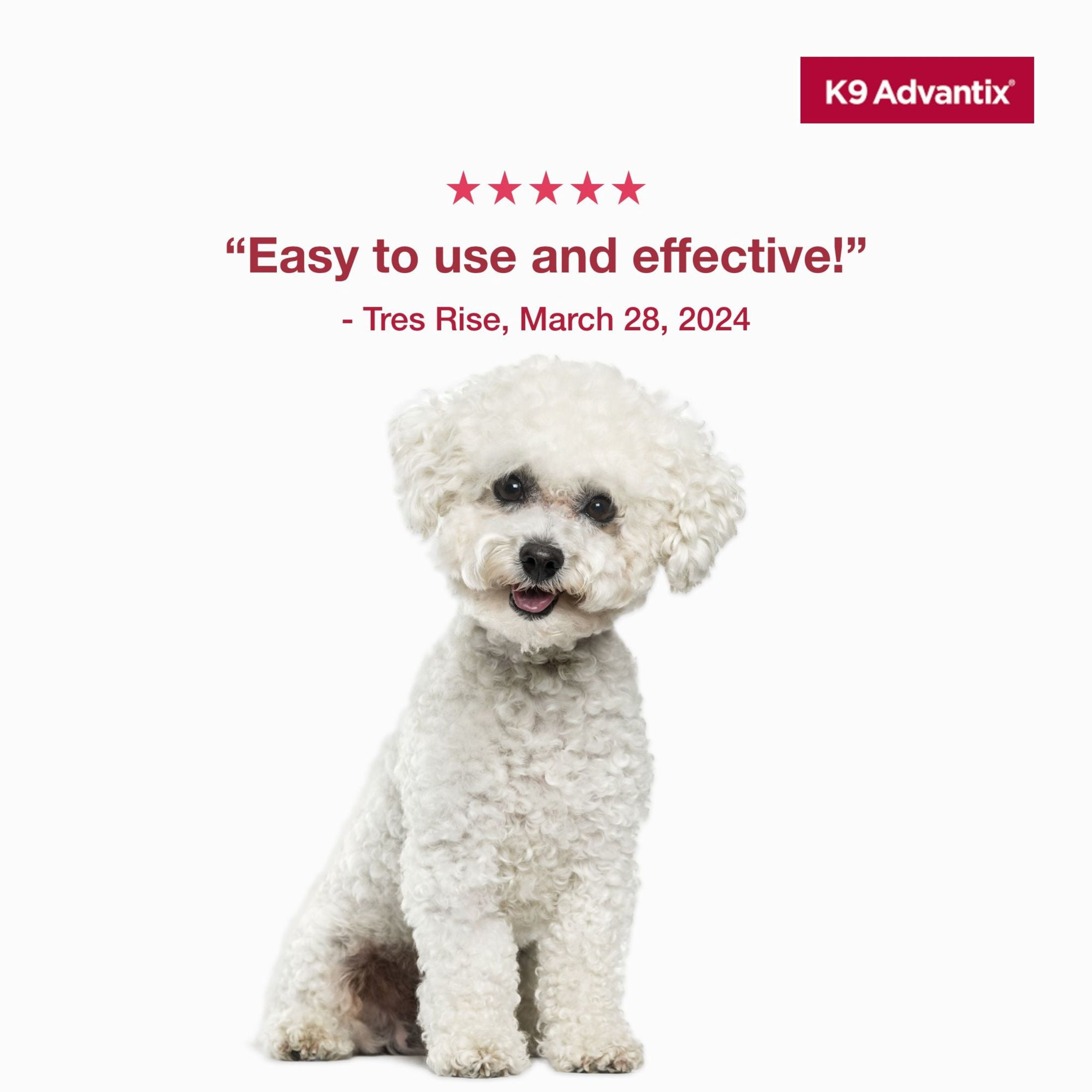 (6 pack) K9 Advantix Flea, Tick & Mosquito Prevention for Medium Dogs 11-20 lbs., 2-Monthly Treatments