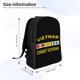 thumbnail image 2 of Mochila ligera para veterano de combate de Vietnam, mochila para portátil, mochila para estudiantes de secundaria, preparatoria y universidad., 2 of 5