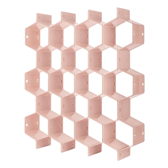 Drawer Organizer Divider Honeycomb: 8PCS Simple Drawer Separator Socks Organizer