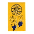 thumbnail image 4 of Doorway Drape Split Curtains, Dreamcatcher Ritual Room Divider Privacy Door Curtains, 34" x 56", 4 of 6