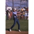 thumbnail image 2 of Jimmy Carter At Bat During A Softball Game In His Hometown Of Plains Georgia. July 7 1977. History, 2 of 2