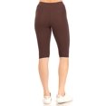 thumbnail image 3 of Women's Lightweight Solid Casual High Waist Running Yoga Daily Workout Capri Leggings, 3 of 5