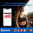 thumbnail image 2 of Monitor de frecuencia cardíaca moofit HR8 Bluetooth 5.0 IP67, 2 of 7