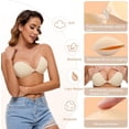 thumbnail image 2 of LAICAIW Soutien-Gorge Adhésif, Soutien-Gorge Auto-Adhésif, Soutien-Gorge Invisible Sans Bretelles Réutilisable en Silicone, Soutiens-Gorge Rehausseur Adhésifs Dos Nu pour Femmes, 2 of 6