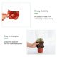 thumbnail image 5 of JERIA Paquete de 100 macetas de plástico para vivero de plantas de 4 pulgadas vienen con 100 etiquetas para plantas, contenedor para plantas de flores y macetas para iniciar semillas, 5 of 7