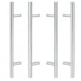 thumbnail image 5 of Neyseki 4pcs Stainless Steel T‑Bar Handle Furniture Hardware for Wardrobes Drawer Cabinet Sliding Doors, 5 of 8