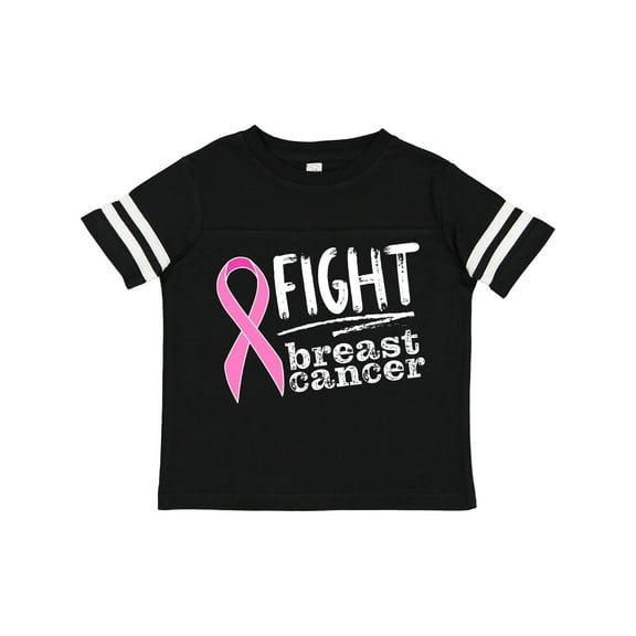 Inktastic Fight Breast Cancer Pink Ribbon Boys or Girls Toddler T-Shirt